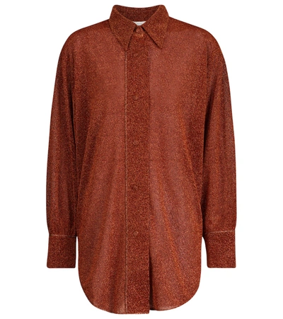 Oseree Lumière Shirt In Brown