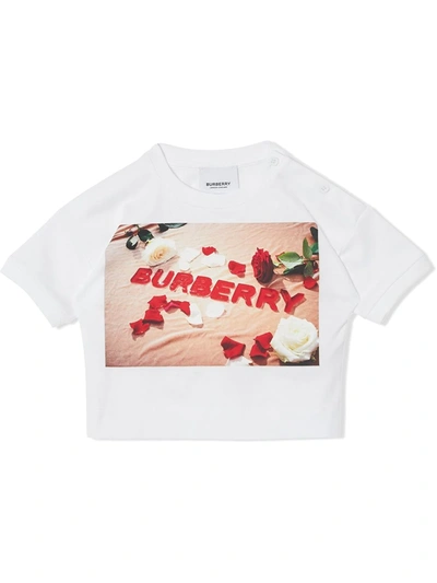 Burberry Babies' Kids Confectionery Print T-shirt (6-24 Months) In White