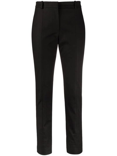 Alexander Mcqueen Slim-leg Wool-blend Twill Trousers In Black