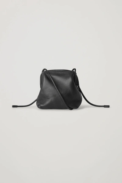 Cos knotted strap leather bag sale