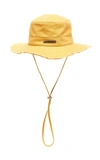 Jacquemus Women's Le Bob Artichaut Cotton Bucket Hat In Yellow