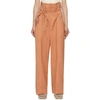 Jacquemus Orange La Montagne 'le Pantalon Novio' Trousers In Brown