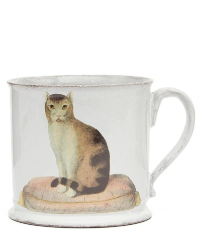 Astier De Villatte Large Cat Mug In White