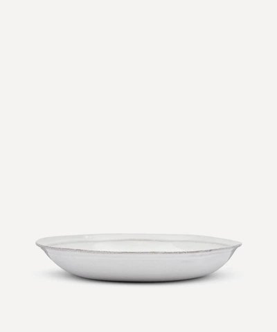 Astier De Villatte Large Simple Soup Plate In White