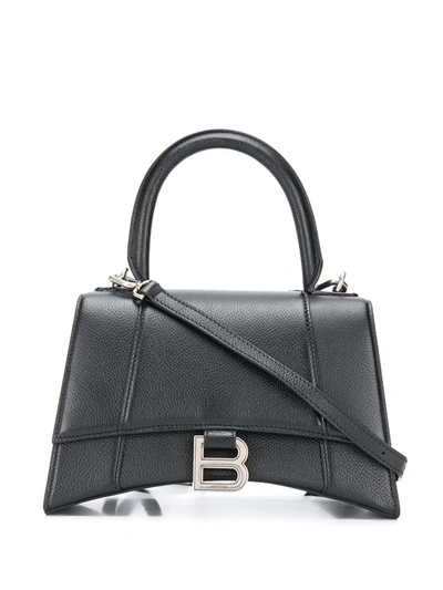 Balenciaga Borsa Hourglass In Black