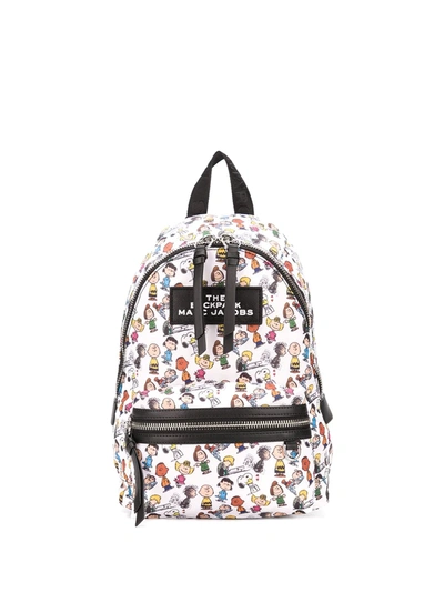 Marc Jacobs The Backpack Peanuts Backpack In White