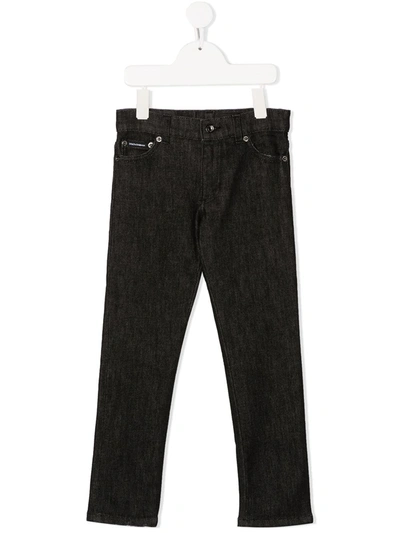 Dolce & Gabbana Kids' Jeans In Black