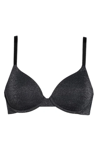 B.tempt'd By Wacoal Future Foundation Sparkle Underwire T-shirt Bra In Night