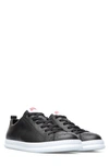 Camper Runner Leather Sneaker In Black/white