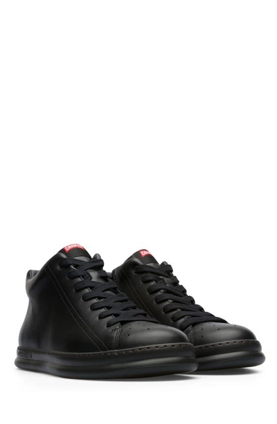 Camper Runner High Top Sneaker In Black