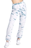 Wildfox Nikki Tie Dyed Cargo Joggers In Muse Spiral Dye