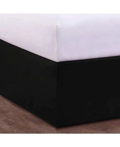 Magic Skirt Tailored Bed Skirt, California King In Black