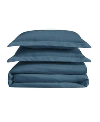 Cannon Heritage King 3 Piece Duvet Cover Set Bedding In Navy