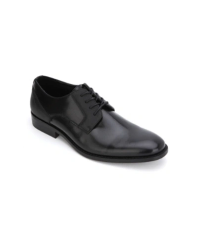 Kenneth Cole Unlisted By  Men's Half Lace Up Plain Toe Men's Shoes In Black