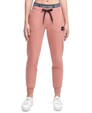 calvin klein logo waistband joggers