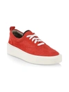 Fear Of God Sixth Collection Suede Lace-up Sneakers In Red