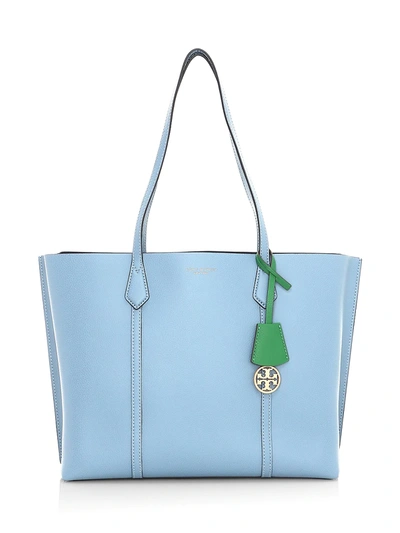 Tory Burch Women's Perry Leather Tote In Bluewood