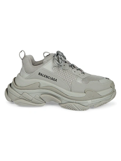 Balenciaga Triple S Sneakers In  Grey