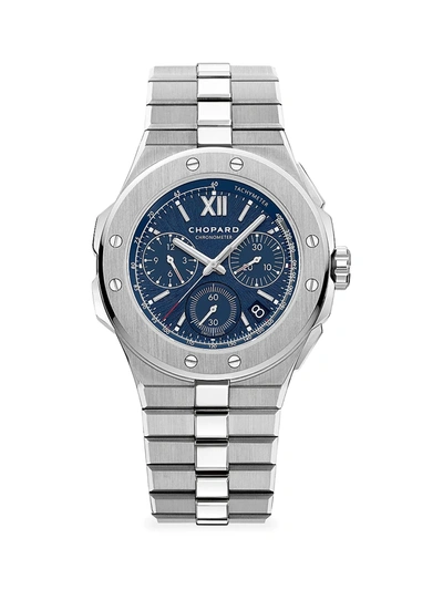 Chopard Men's Alpine Eagle Chronograph Stainless Steel & Blue-dial Bracelet Watch