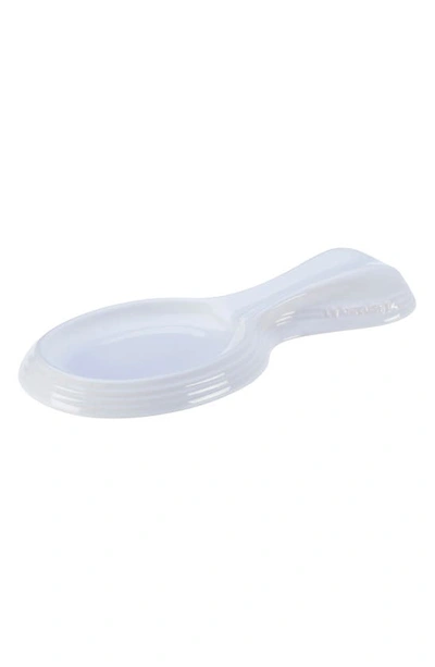 Le Creuset Stoneware Spoon Rest In White