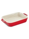 Staub 7.5" X 6" Rectangular Stoneware Baking Dish In Cherry