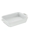 Staub 7.5" X 6" Rectangular Stoneware Baking Dish In White