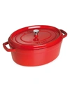 Staub 7-quart Oval Cocotte In Cherry