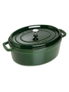 Staub 7-quart Oval Cocotte In Basil