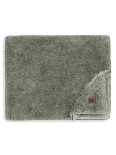 Ugg Euphoria Faux Fur Throw In Eucalyptus