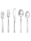 Fortessa Arezzo Brushed 5-piece Stainless Steel Place Setting Set
