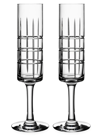 Orrefors Street 2-piece Champagne Glass Set