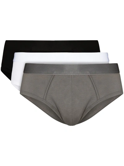 Cdlp Logo Waistband Briefs Set In Black