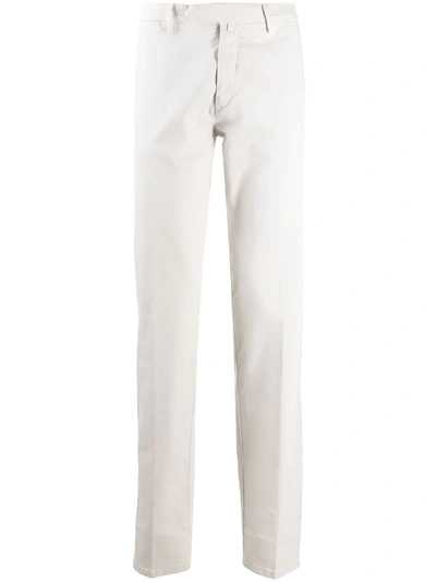 Borrelli Slim-fit Chino Trousers In Neutrals