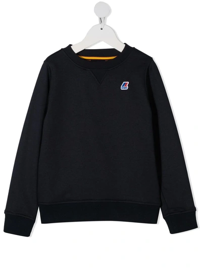 K-way Kids' Baptiste Sweatshirt In Blue