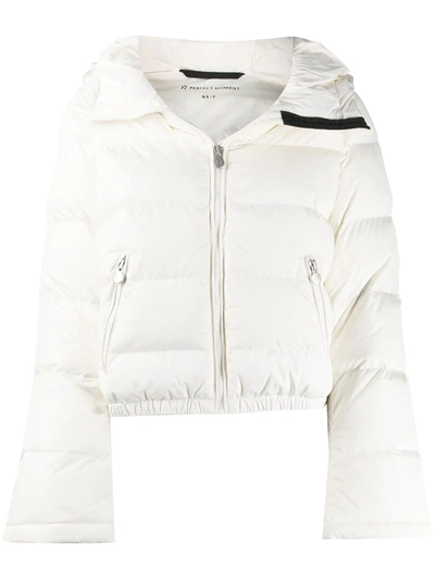 Perfect Moment Padded Ski Jacket In Neutrals