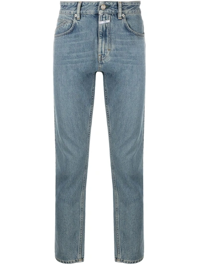 Closed Low-rise Skinny-fit Jeans In Blue