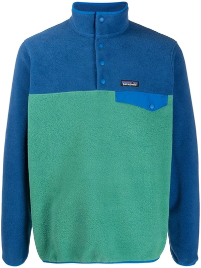 Patagonia Synchilla® Snap-t® Fleece Sweatshirt In Blue