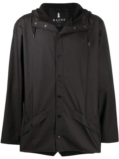 Rains Lightweight Rain Jacket In Black