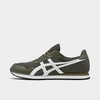 Asics Men's Tiger Runner Casual Shoes In Olive Green/white