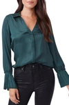 Paige Abriana Shirt In Dark Spruce