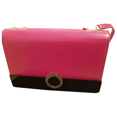 Pre-owned Bvlgari Bulgari Leather Handbag In Pink