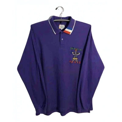 Pre-owned Jc De Castelbajac Polo Shirt In Purple