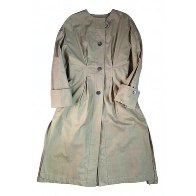 Pre-owned Isabel Marant Beige Cotton Trench Coat