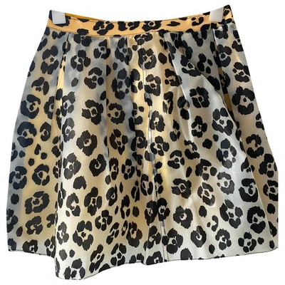 Pre-owned Moschino Cheap And Chic Mini Skirt In Yellow