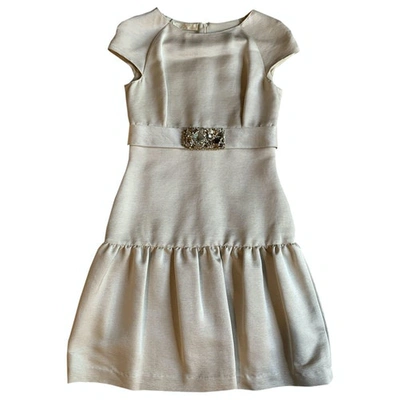 Pre-owned Valentino Mid-length Dress In Ecru