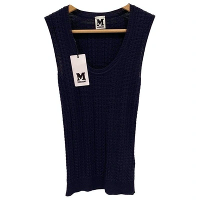 Pre-owned M Missoni Vest In Blue