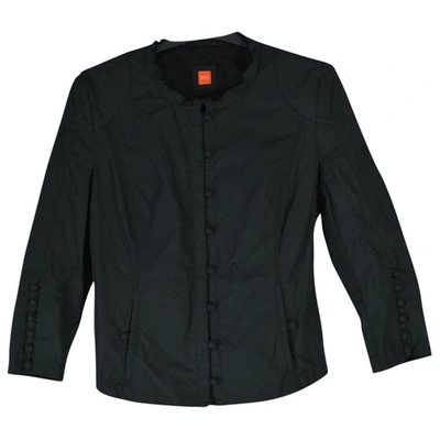 Pre-owned Hugo Boss Black Polyester Jacket