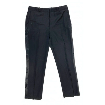 Pre-owned Givenchy Black Cotton Trousers