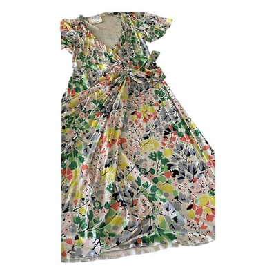 Pre-owned Collette Dinnigan Multicolour Silk Dress