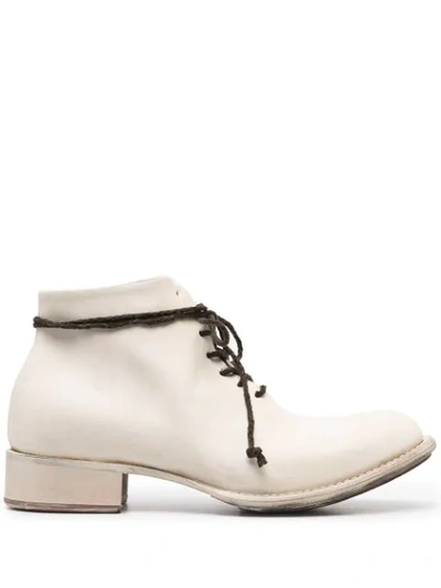 Cherevichkiotvichki Lace-up Ankle Boots In Neutrals